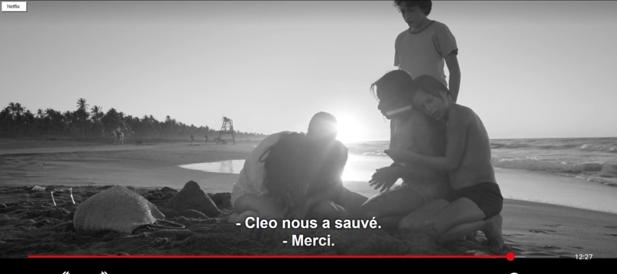 Roma subtitulado frances errores